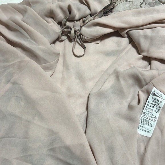 NEW All Saints Ari Peggy wrap floral mini dress size 12 - Picture 11 of 15